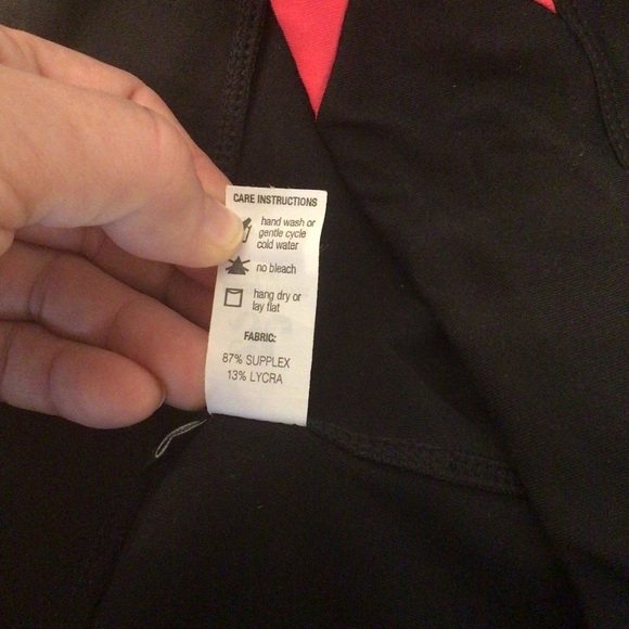 Jo+Jax Dancewear Womens Black/Coral Chevron Shortie Booty Dance Shorts Size Med - Picture 10 of 11